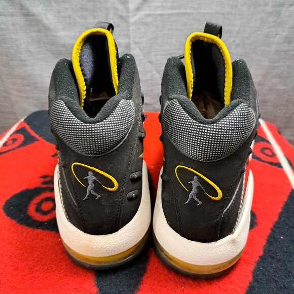 Size 11.5 Nike Griffey Max 2 442171-010 Black Varsity Maize Men's - Picture 4 of 12